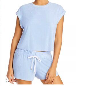 Honeydew Just Chillin Terry Cloth Shorts Pajama Set Women's size Large